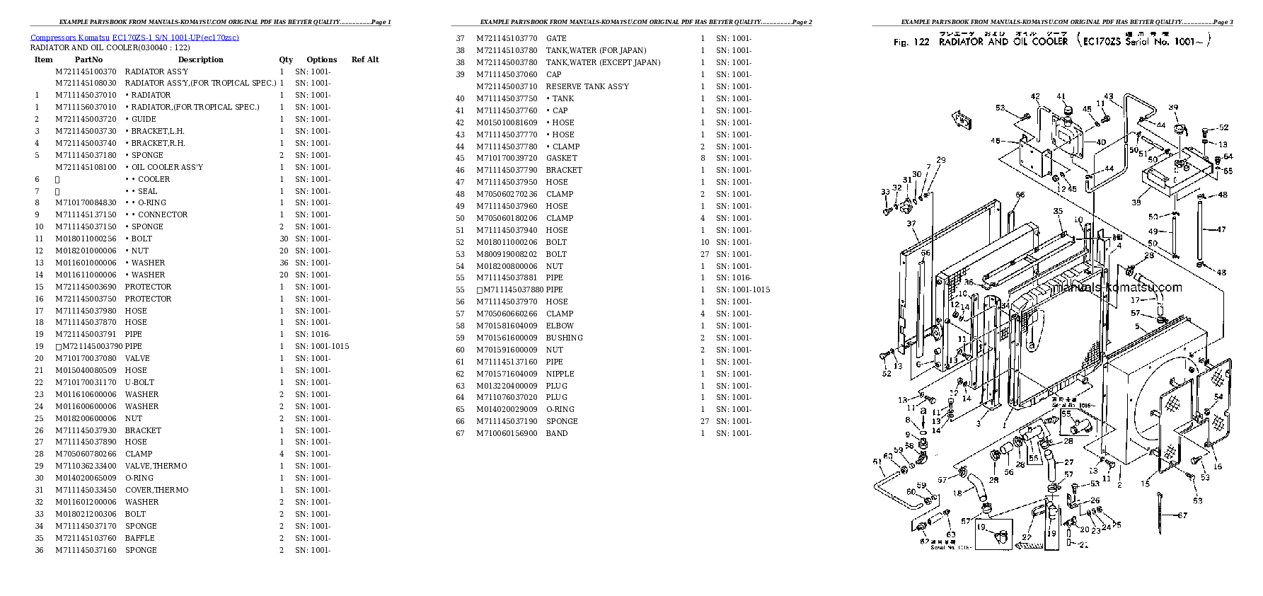 Protected: EC170ZS-1 S/N 1001-UP Partsbook