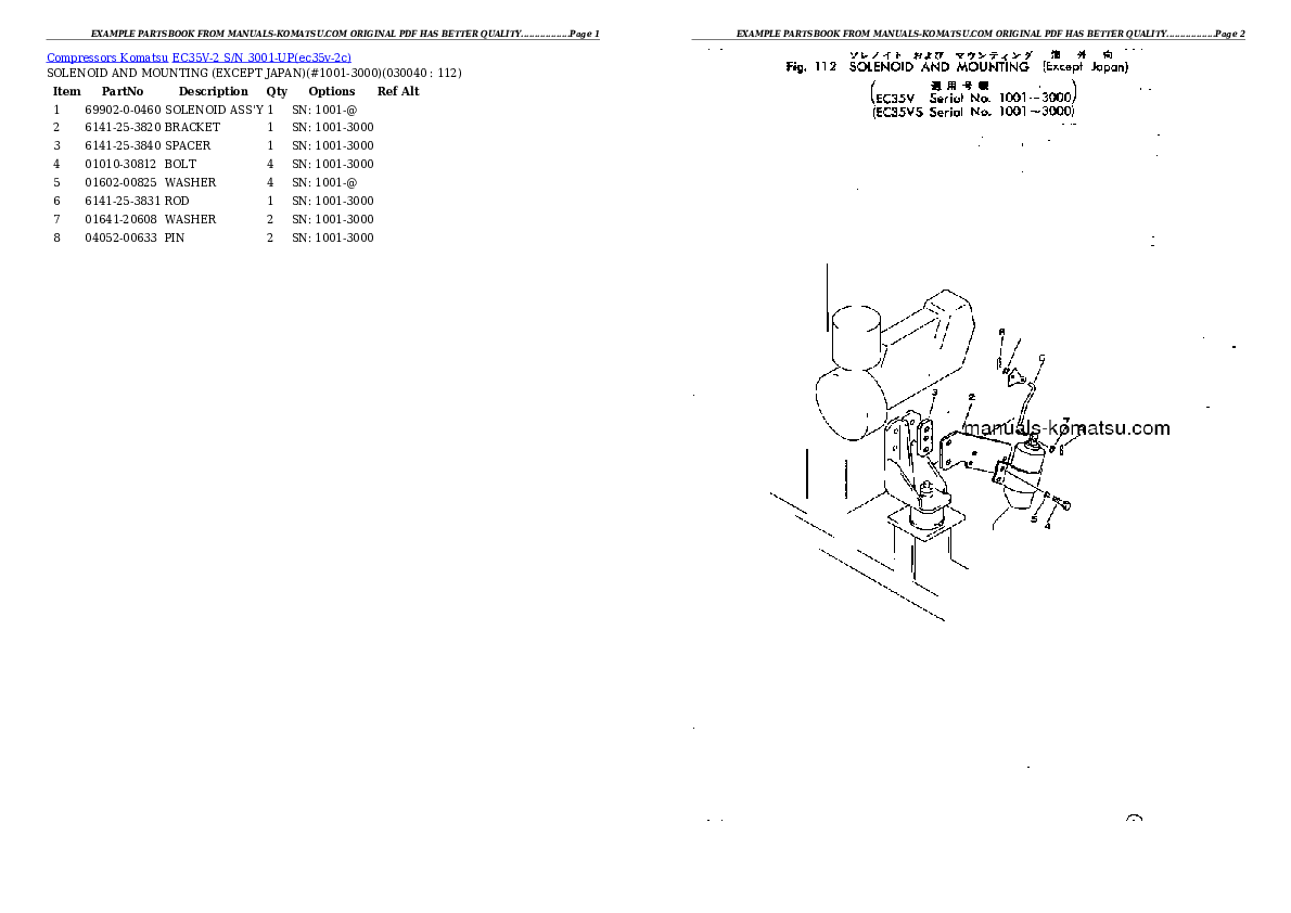 Protected: EC35V-2 S/N 3001-UP Partsbook