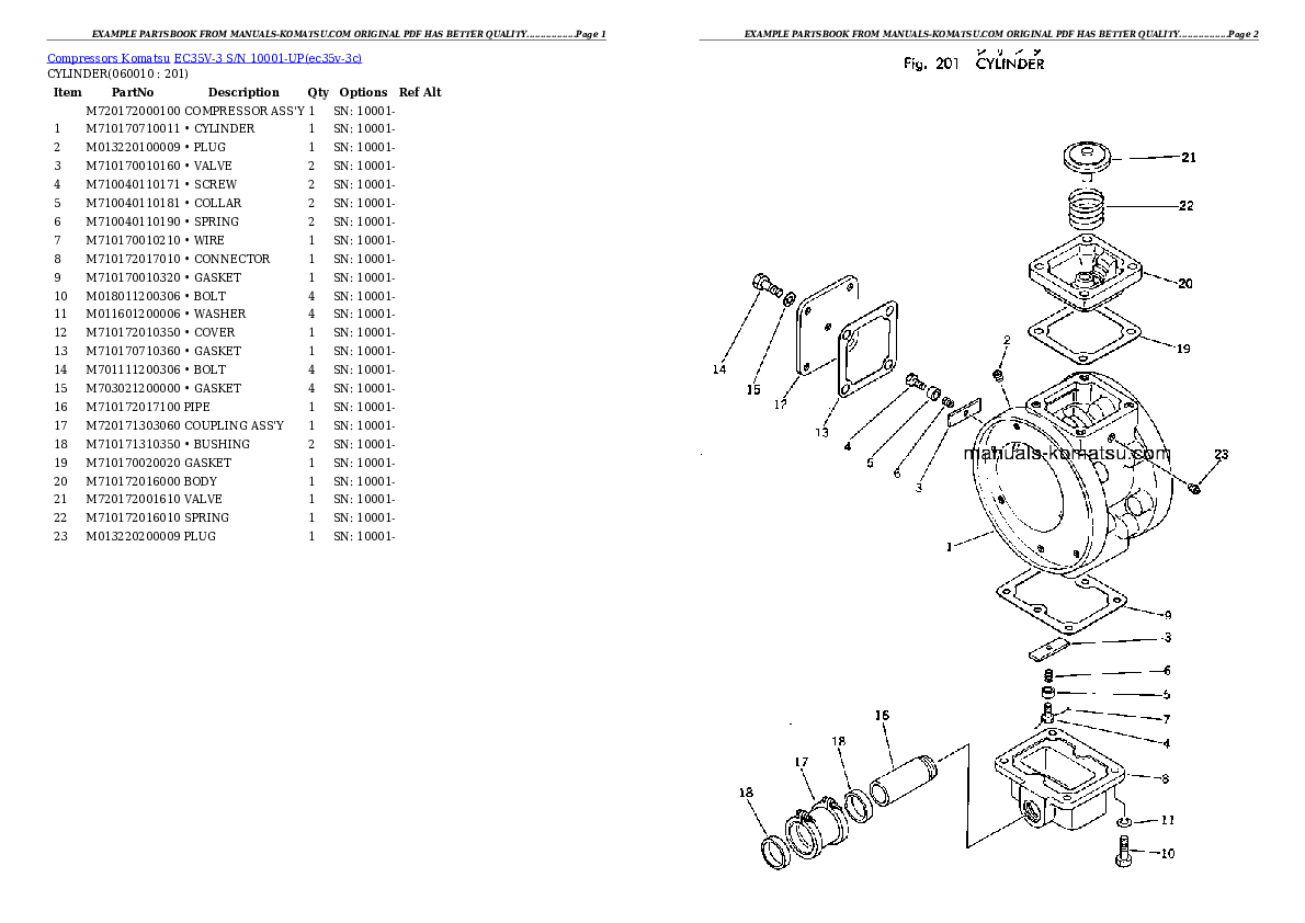 Protected: EC35V-3 S/N 10001-UP Partsbook