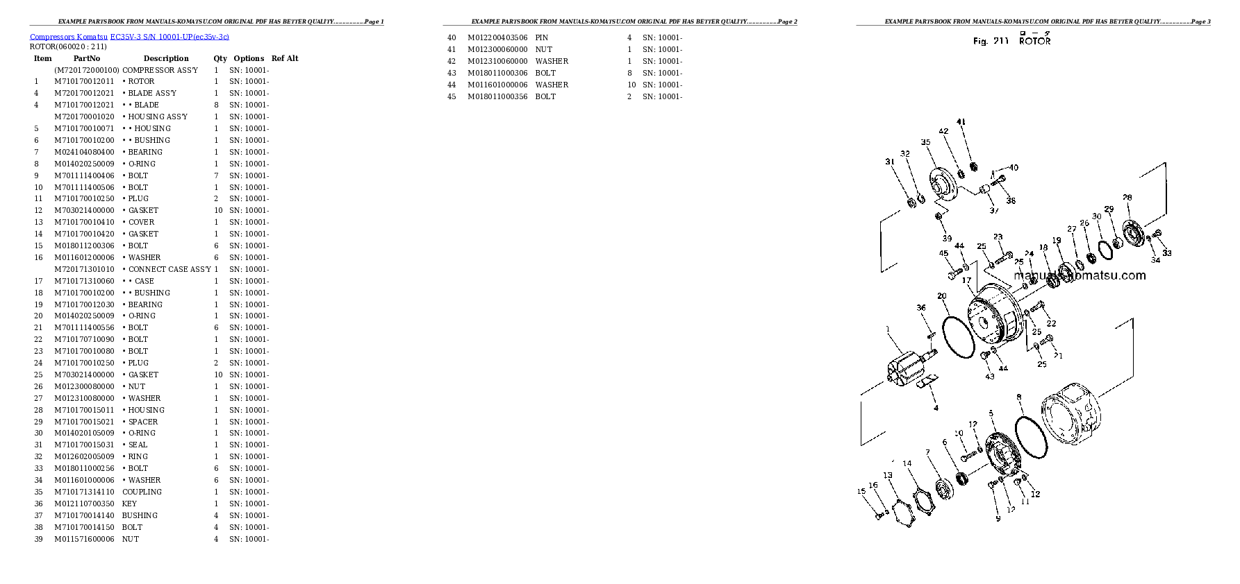 Protected: EC35V-3 S/N 10001-UP Partsbook