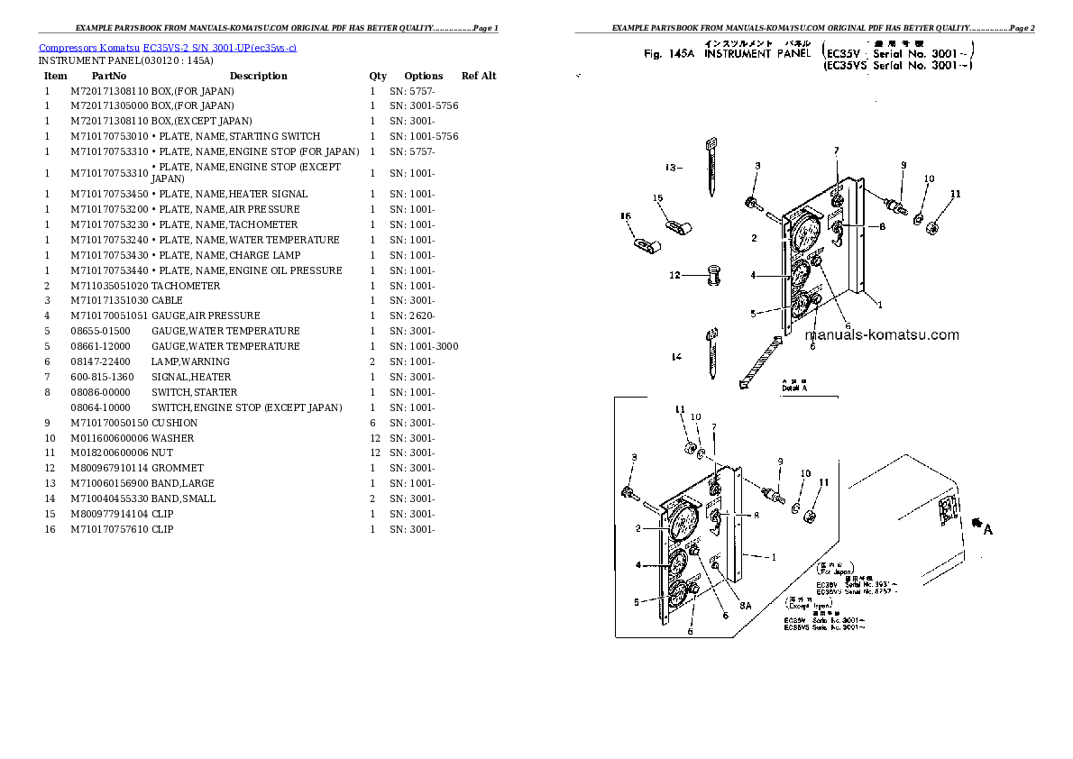 Protected: EC35VS-2 S/N 3001-UP Partsbook