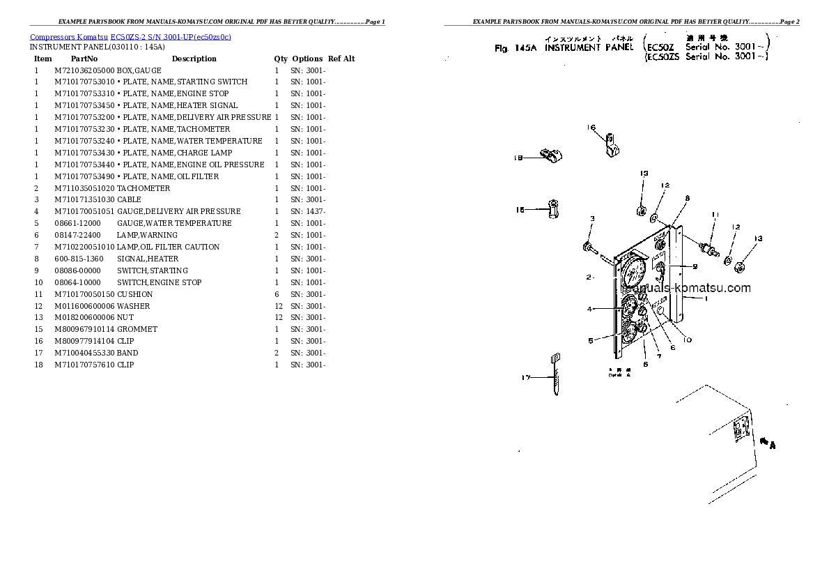Protected: EC50ZS-2 S/N 3001-UP Partsbook