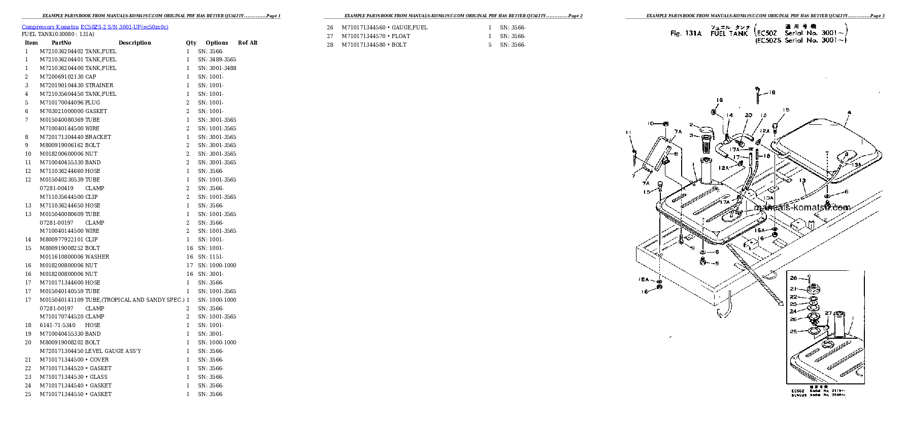 Protected: EC50ZS-2 S/N 3001-UP Partsbook