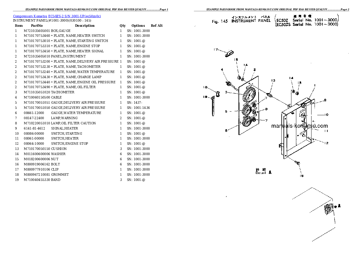Protected: EC50ZS-2 S/N 3001-UP Partsbook