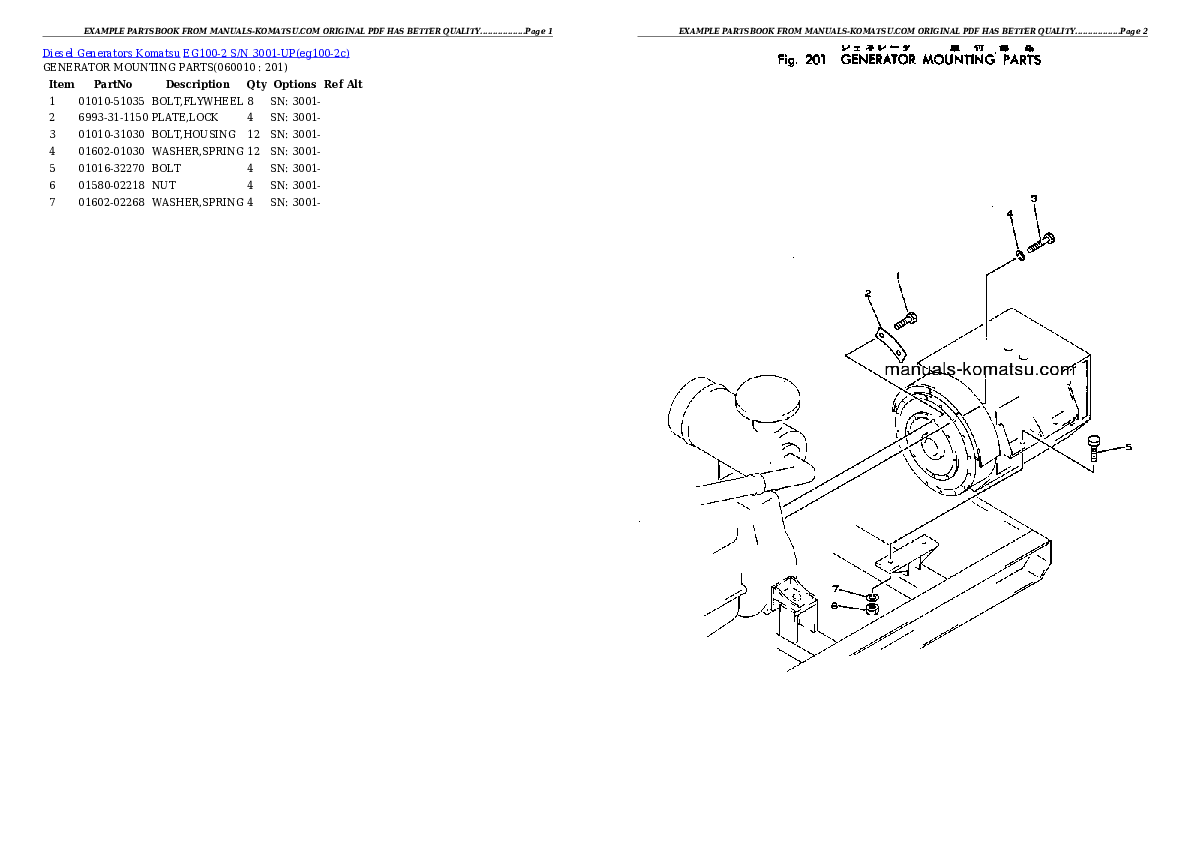 Protected: EG100-2 S/N 3001-UP Partsbook