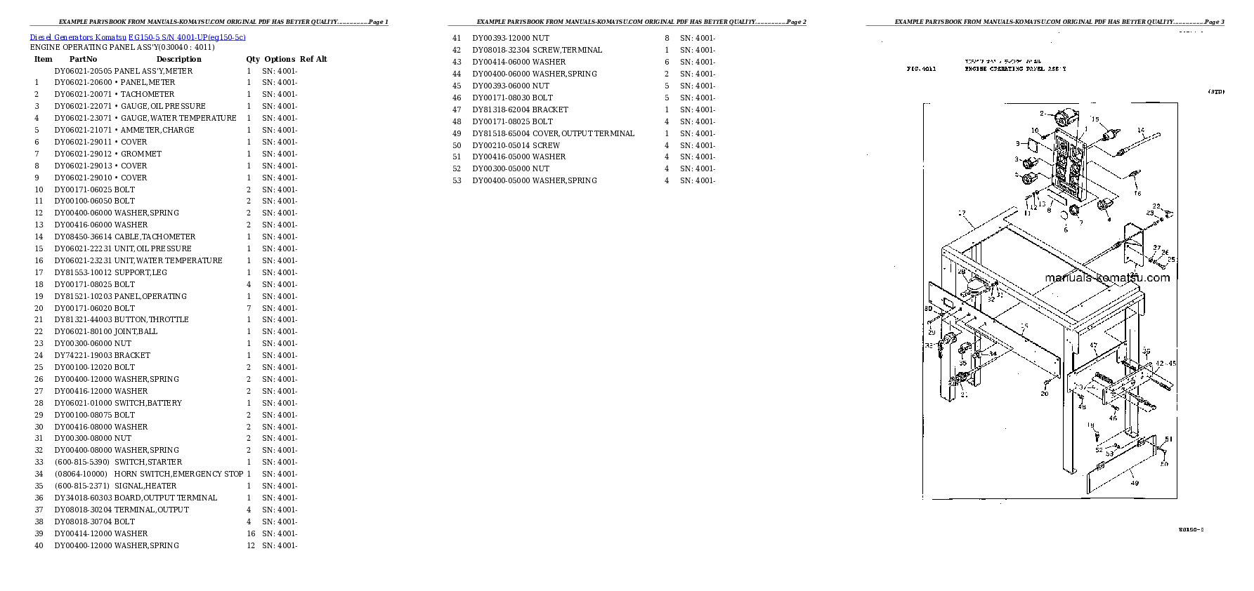 Protected: EG150-5 S/N 4001-UP Partsbook