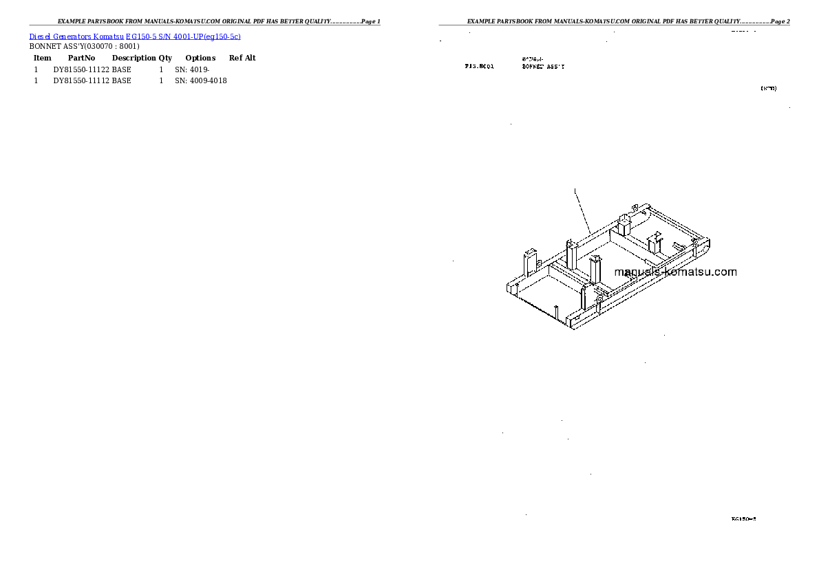 Protected: EG150-5 S/N 4001-UP Partsbook