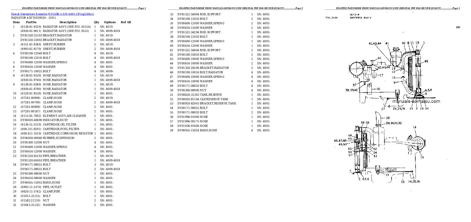 Protected: EG150B-5 S/N 4001-UP Partsbook