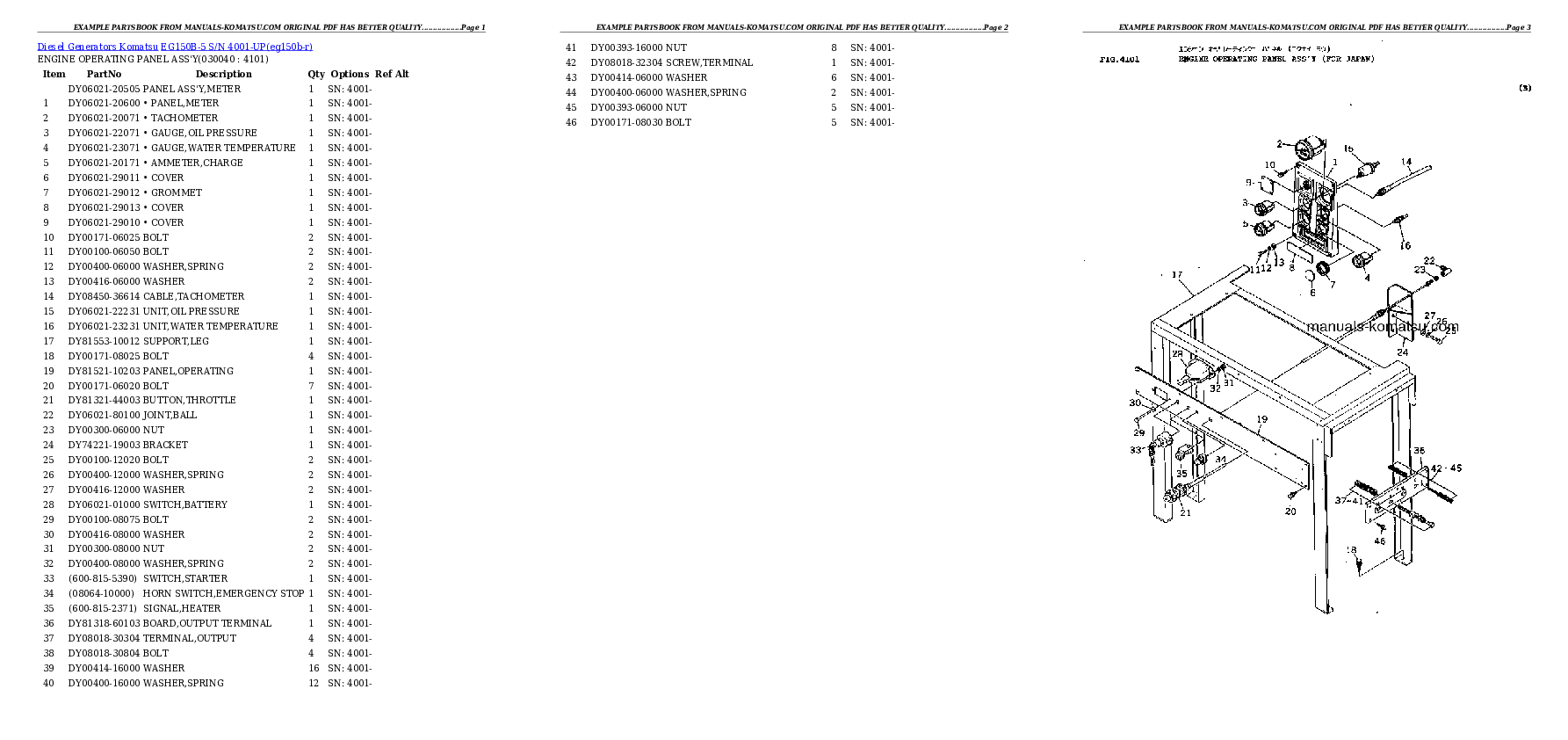 Protected: EG150B-5 S/N 4001-UP Partsbook