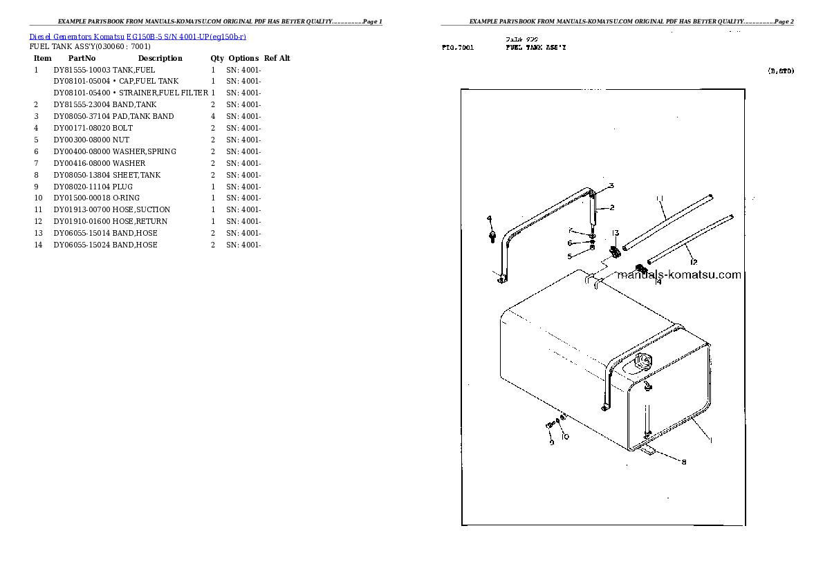Protected: EG150B-5 S/N 4001-UP Partsbook
