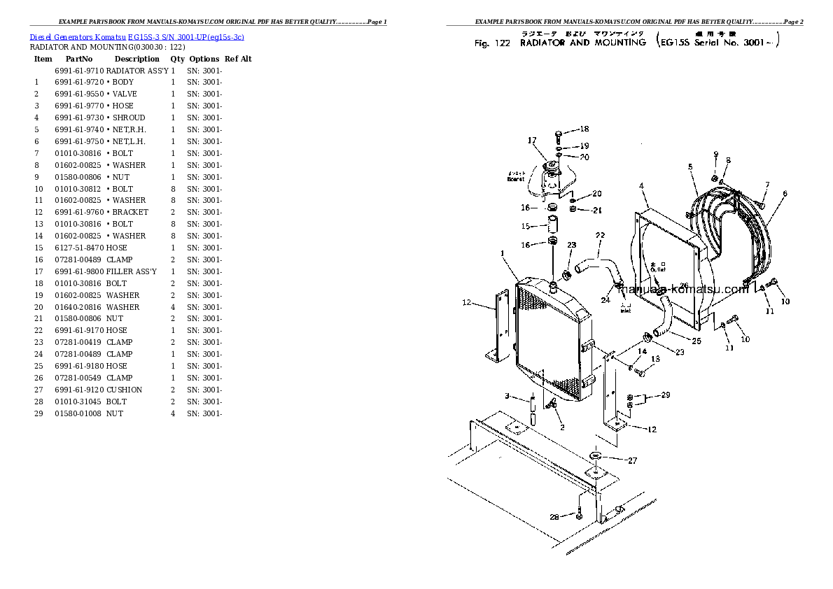 Protected: EG15S-3 S/N 3001-UP Partsbook