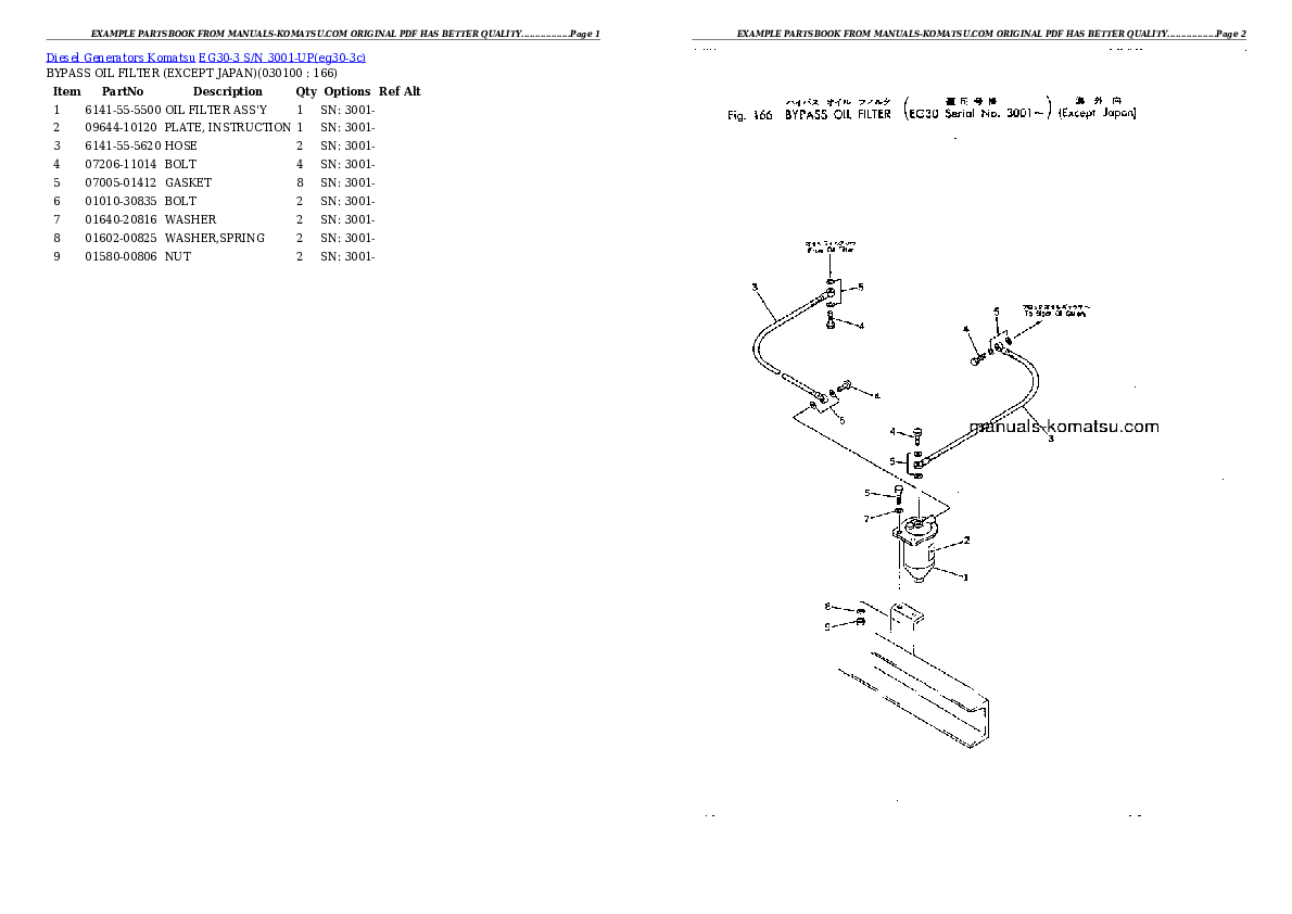 Protected: EG30-3 S/N 3001-UP Partsbook
