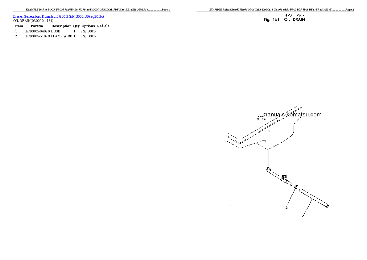 Protected: EG30-3 S/N 3001-UP Partsbook
