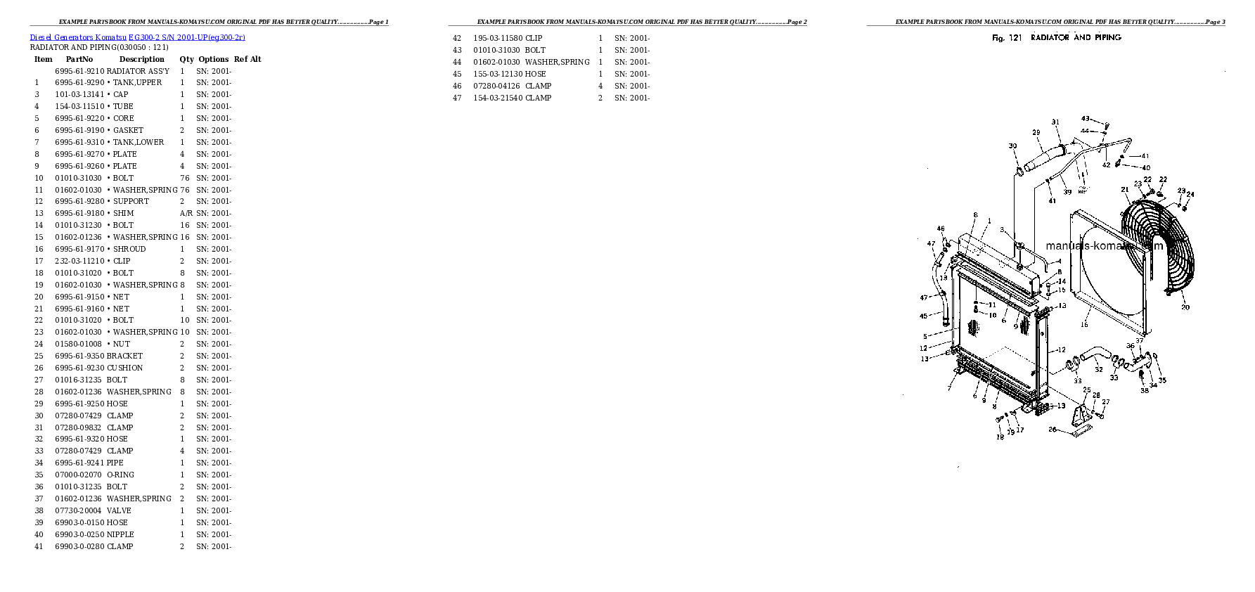 Protected: EG300-2 S/N 2001-UP Partsbook