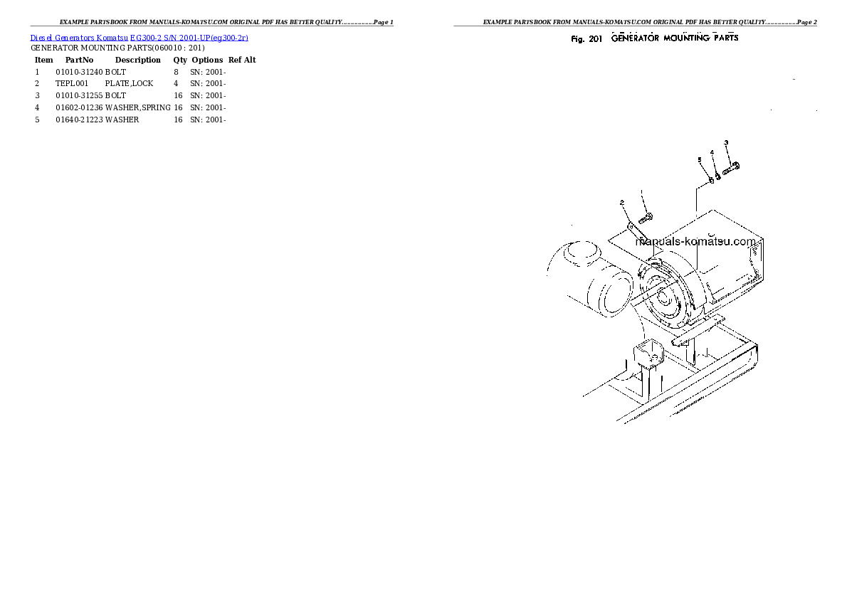Protected: EG300-2 S/N 2001-UP Partsbook