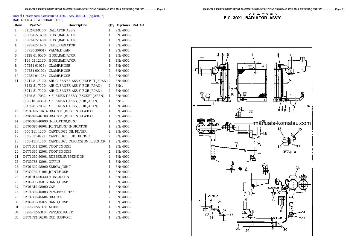 Protected: EG480-1 S/N 4001-UP Partsbook