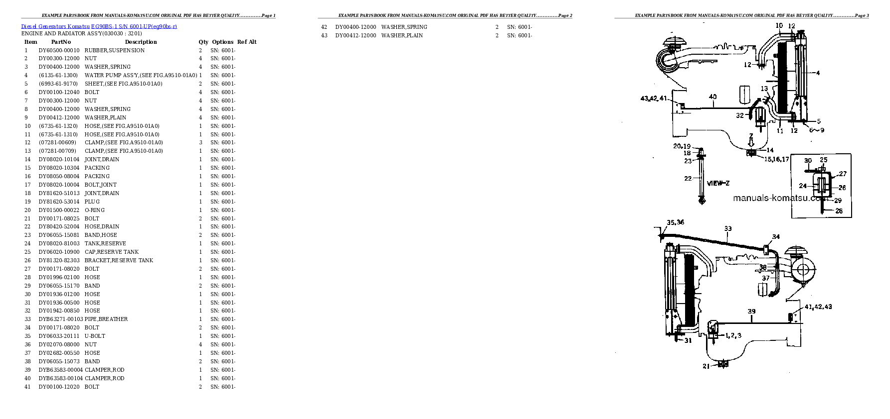 Protected: EG90BS-1 S/N 6001-UP Partsbook