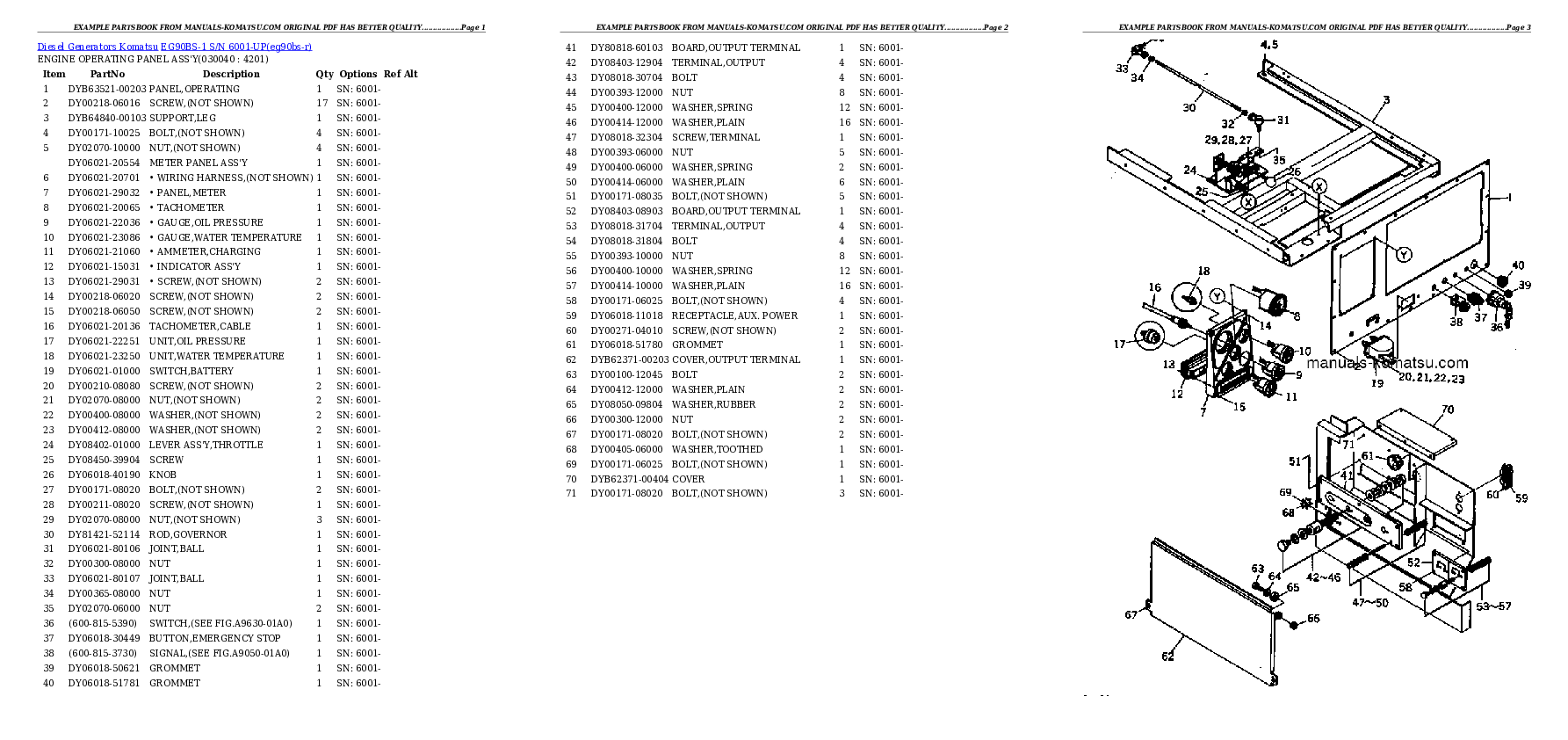 Protected: EG90BS-1 S/N 6001-UP Partsbook