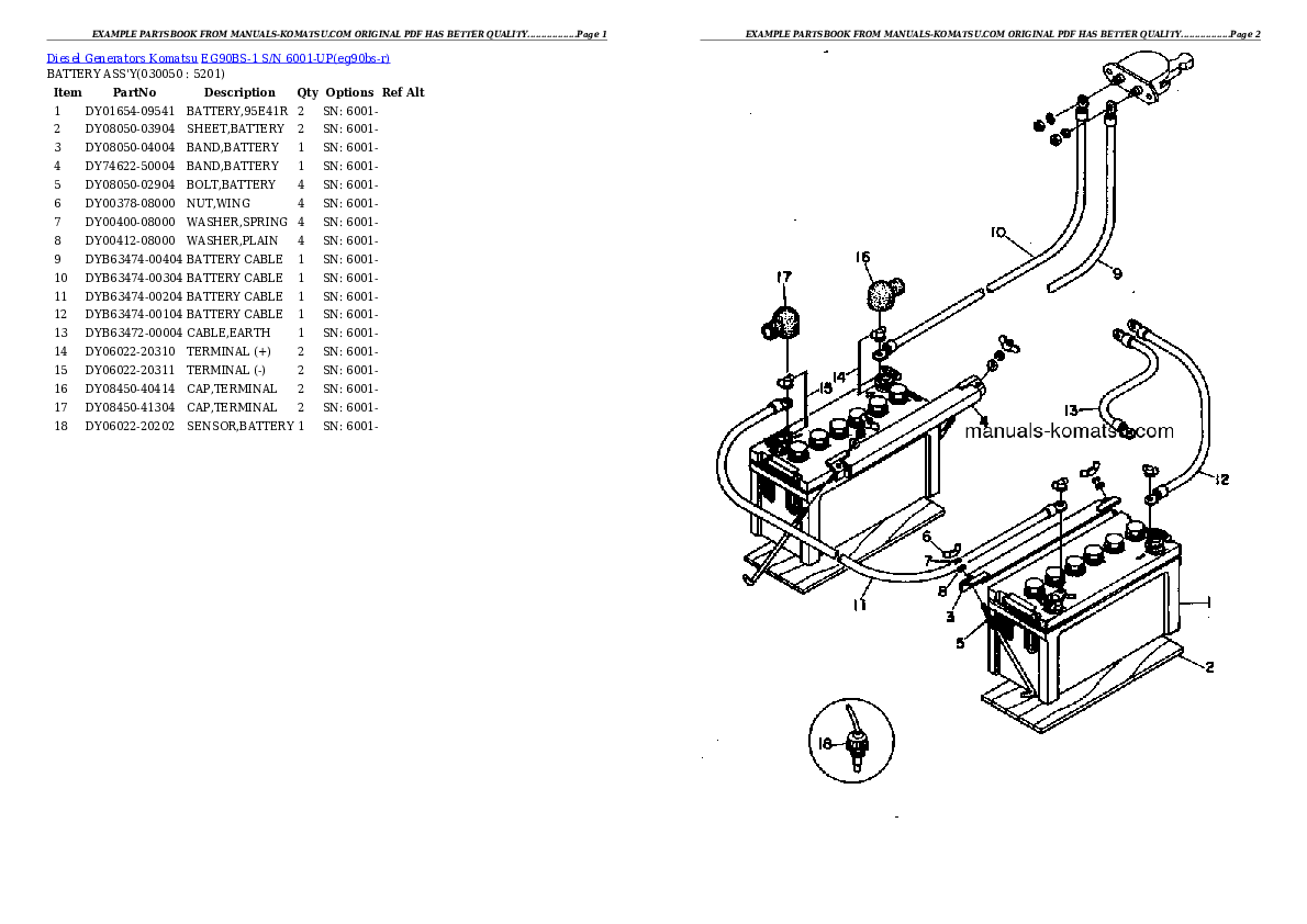 Protected: EG90BS-1 S/N 6001-UP Partsbook