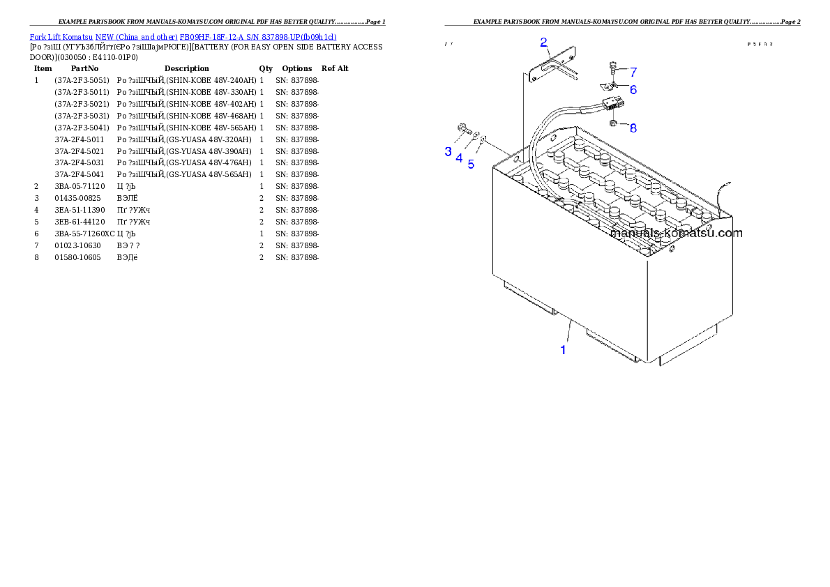 Protected: FB09HF-18F-12-A S/N 837898-UP Partsbook
