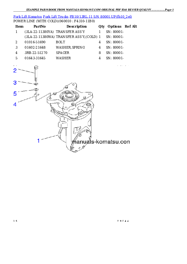 Protected: FB10/13RL-11 S/N 80001-UP Partsbook