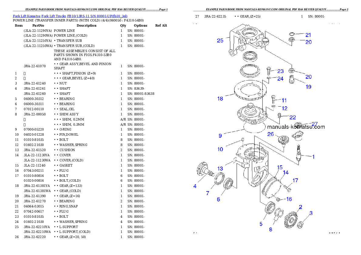 Protected: FB10/13RS-11 S/N 80001-UP Partsbook