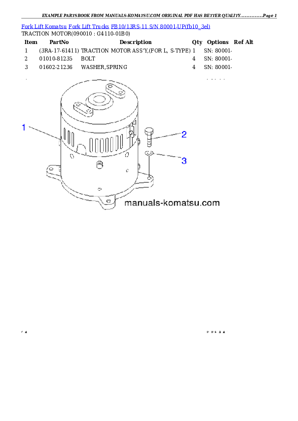 Protected: FB10/13RS-11 S/N 80001-UP Partsbook