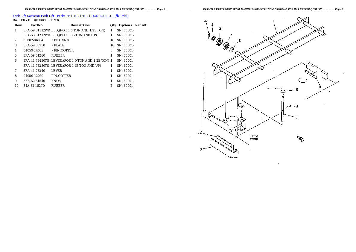 Protected: FB10RL/13RL-10 S/N 60001-UP Partsbook