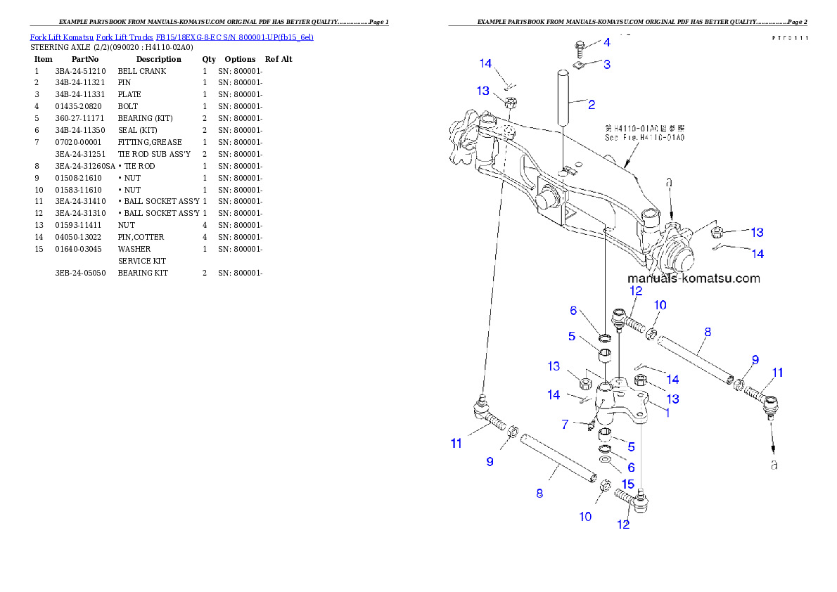 Protected: FB15/18EXG-8-EC S/N 800001-UP Partsbook