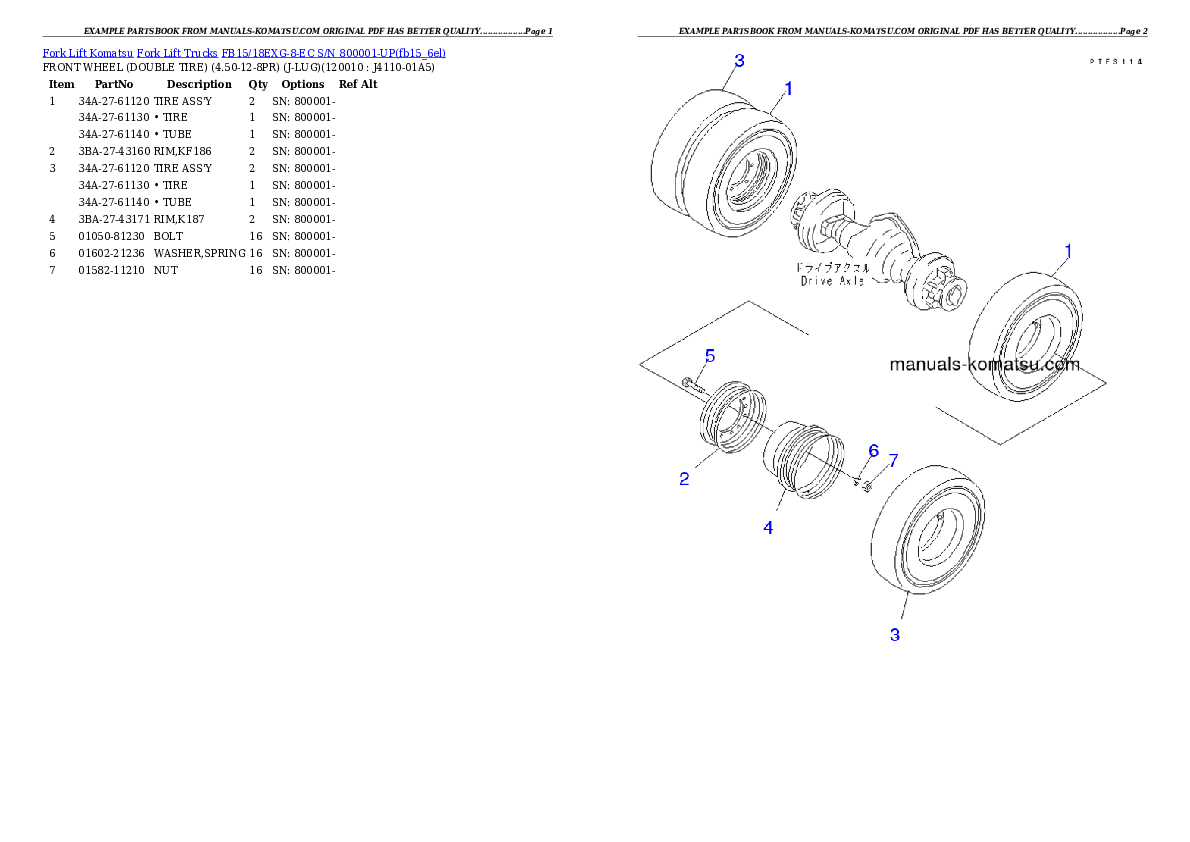 Protected: FB15/18EXG-8-EC S/N 800001-UP Partsbook