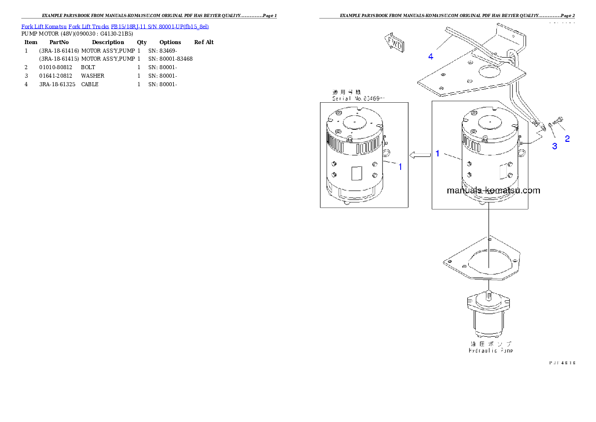 Protected: FB15/18RJ-11 S/N 80001-UP Partsbook