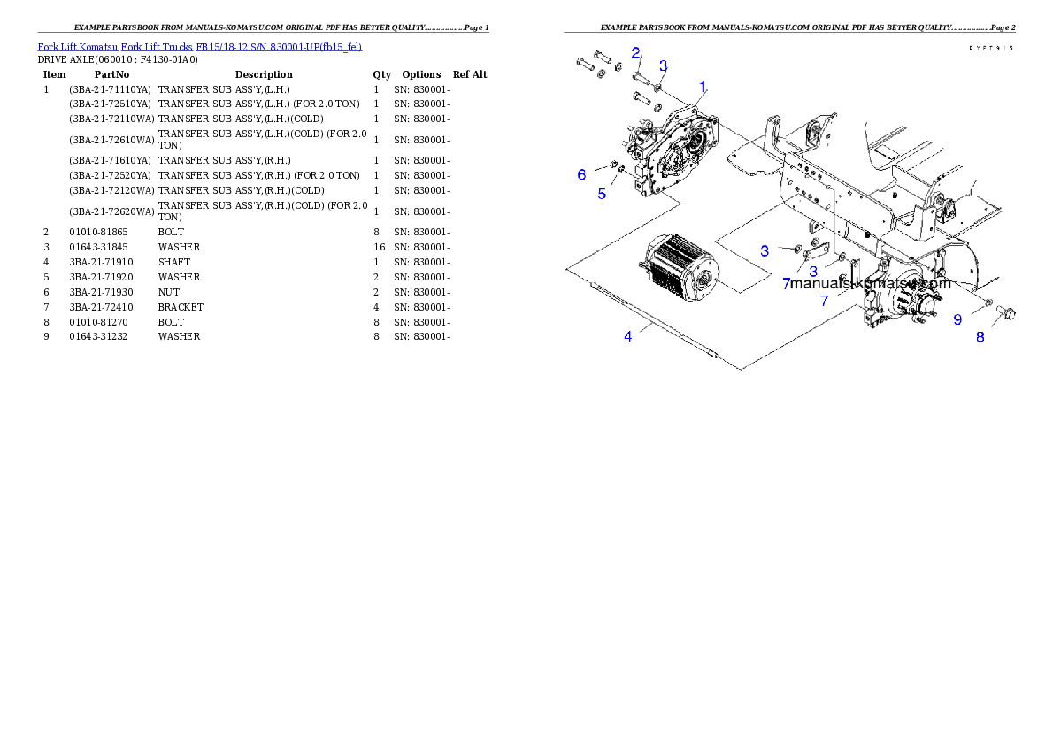 Protected: FB15ML-12 S/N 825001-UP Partsbook