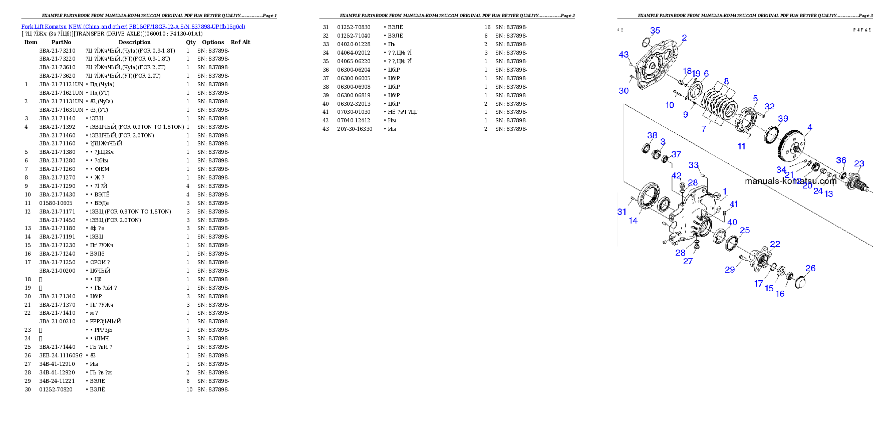Protected: FB15GF/18GF-12-A S/N 837898-UP Partsbook