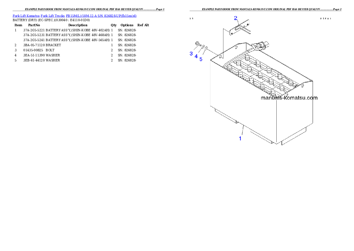 Protected: FB15M(L)/18M-12-A S/N 826828-UP Partsbook
