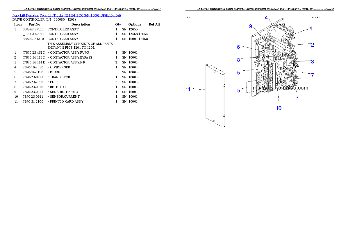 Protected: FB15M-3-EC S/N 10001-UP Partsbook