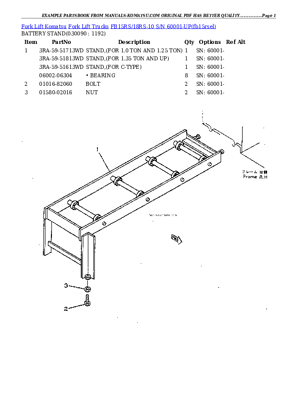 Protected: FB15RS/18RS-10 S/N 60001-UP Partsbook