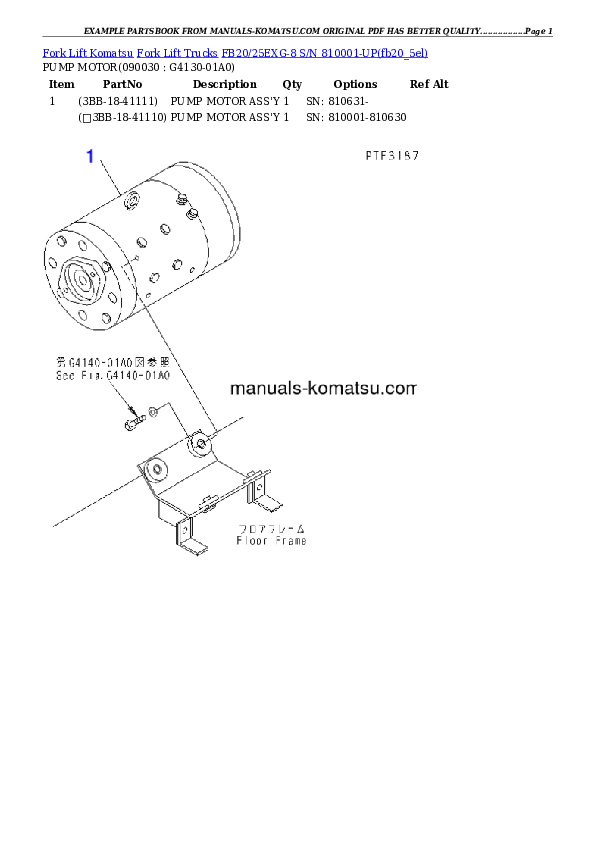 Protected: FB20M-3 S/N 10001-UP Partsbook