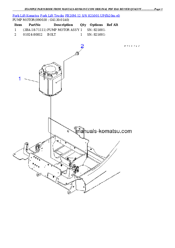 Protected: FB20M-12 S/N 825001-UP Partsbook