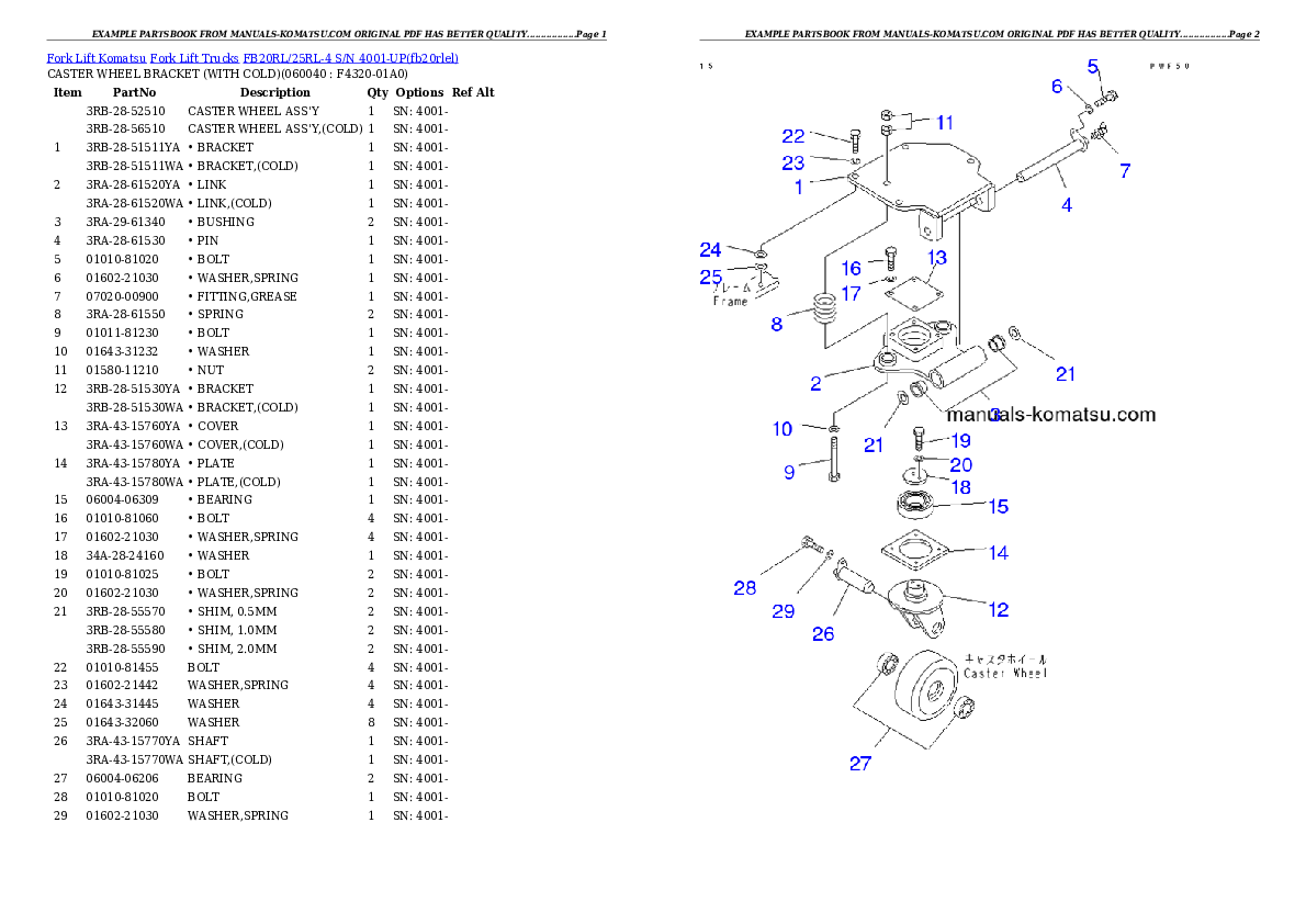 Protected: FB20RL/25RL-4 S/N 4001-UP Partsbook