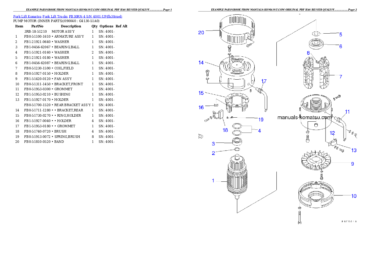Protected: FB30RN-4 S/N 4001-UP Partsbook