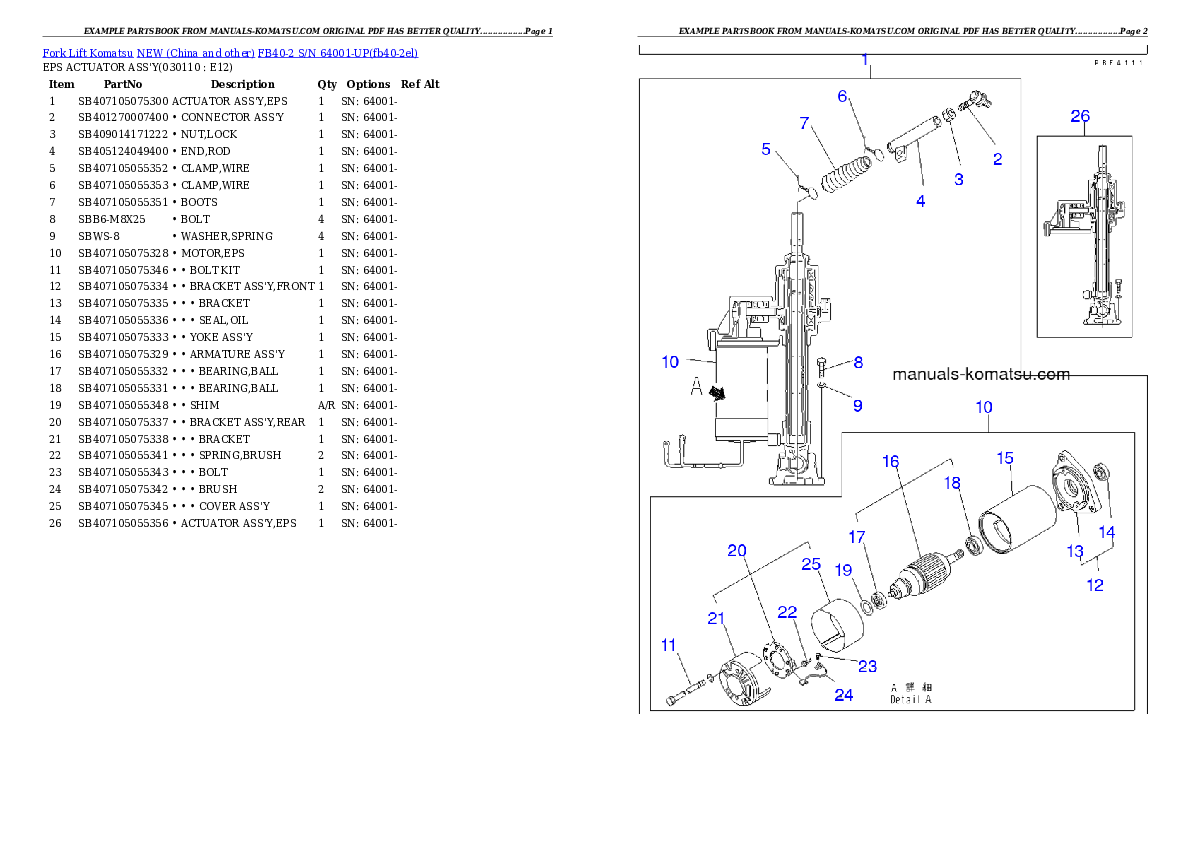 Protected: FB40-2 S/N 64001-UP Partsbook