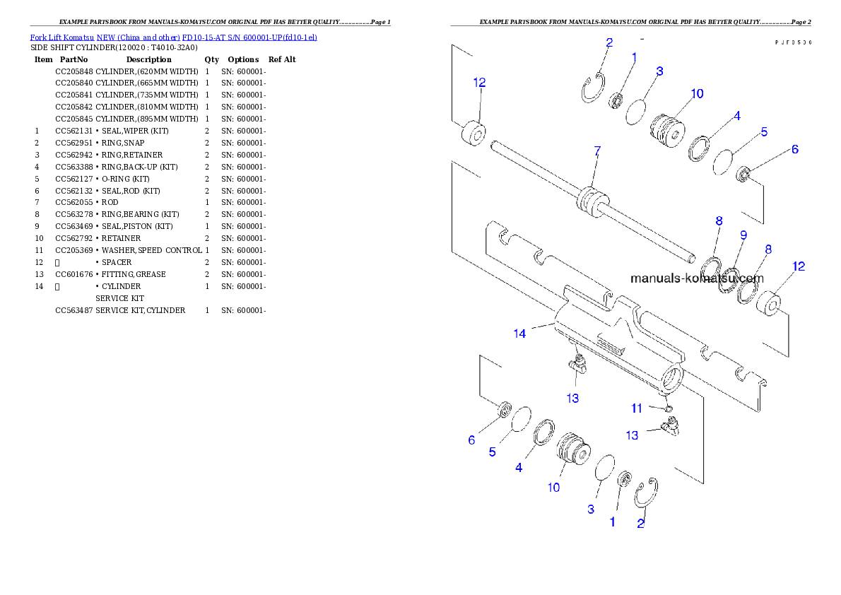 Protected: FD10-15-AT S/N 600001-UP Partsbook