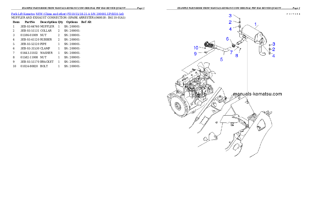 Protected: FD10/15/18-21-A S/N 200001-UP Partsbook