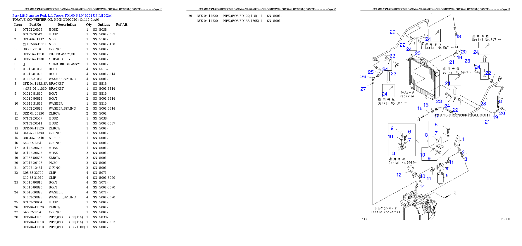 Protected: FD100-6 S/N 5001-UP Partsbook