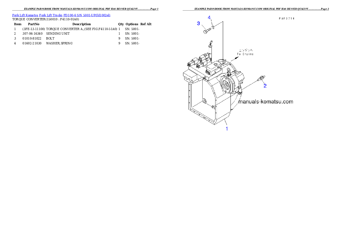 Protected: FD100-6 S/N 5001-UP Partsbook