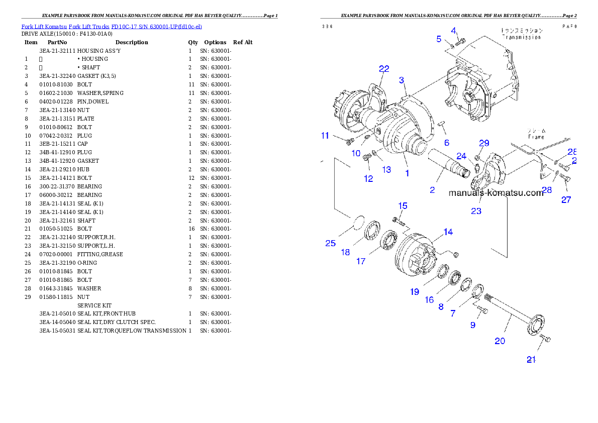 Protected: FD10C-17 S/N 630001-UP Partsbook