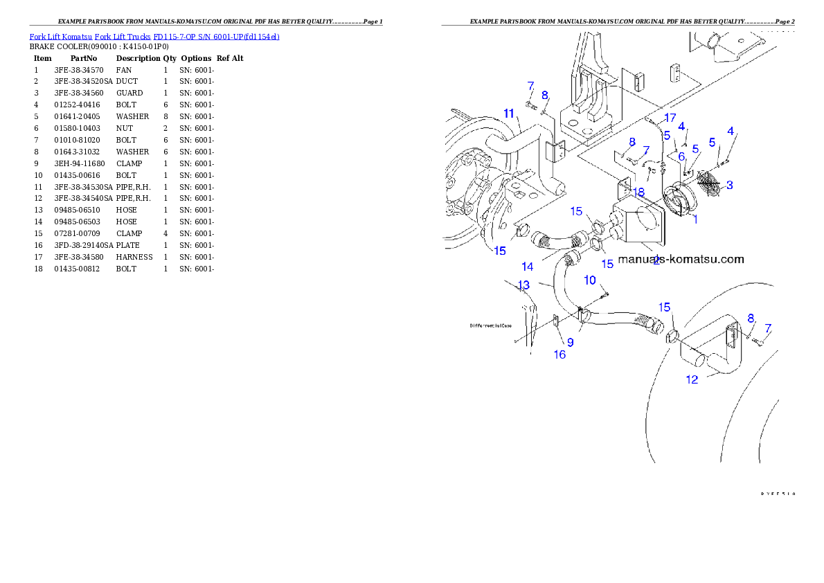 Protected: FD115-7-OP S/N 6001-UP Partsbook
