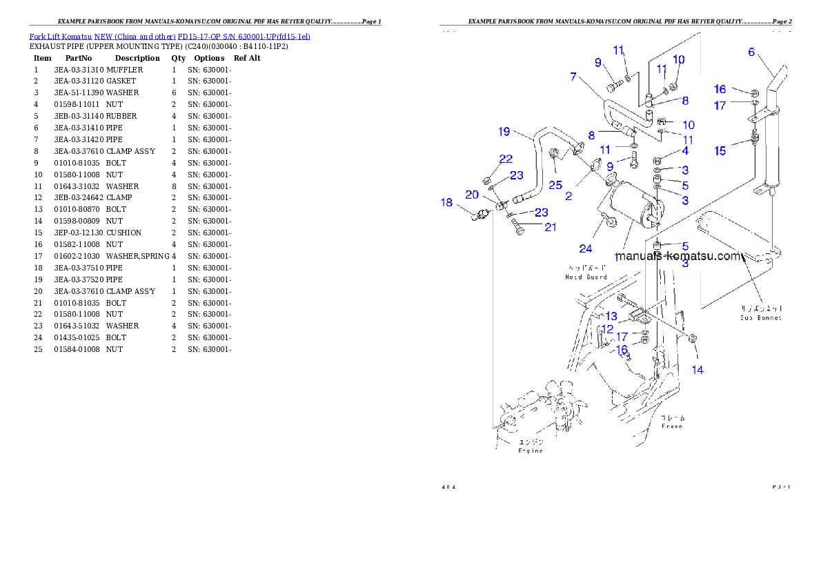 Protected: FD15-17-OP S/N 630001-UP Partsbook