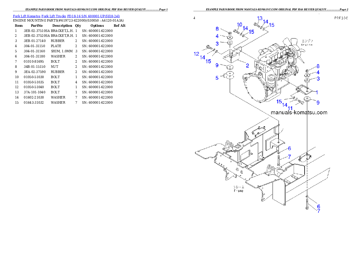 Protected: FD18-16 S/N 600001-UP Partsbook