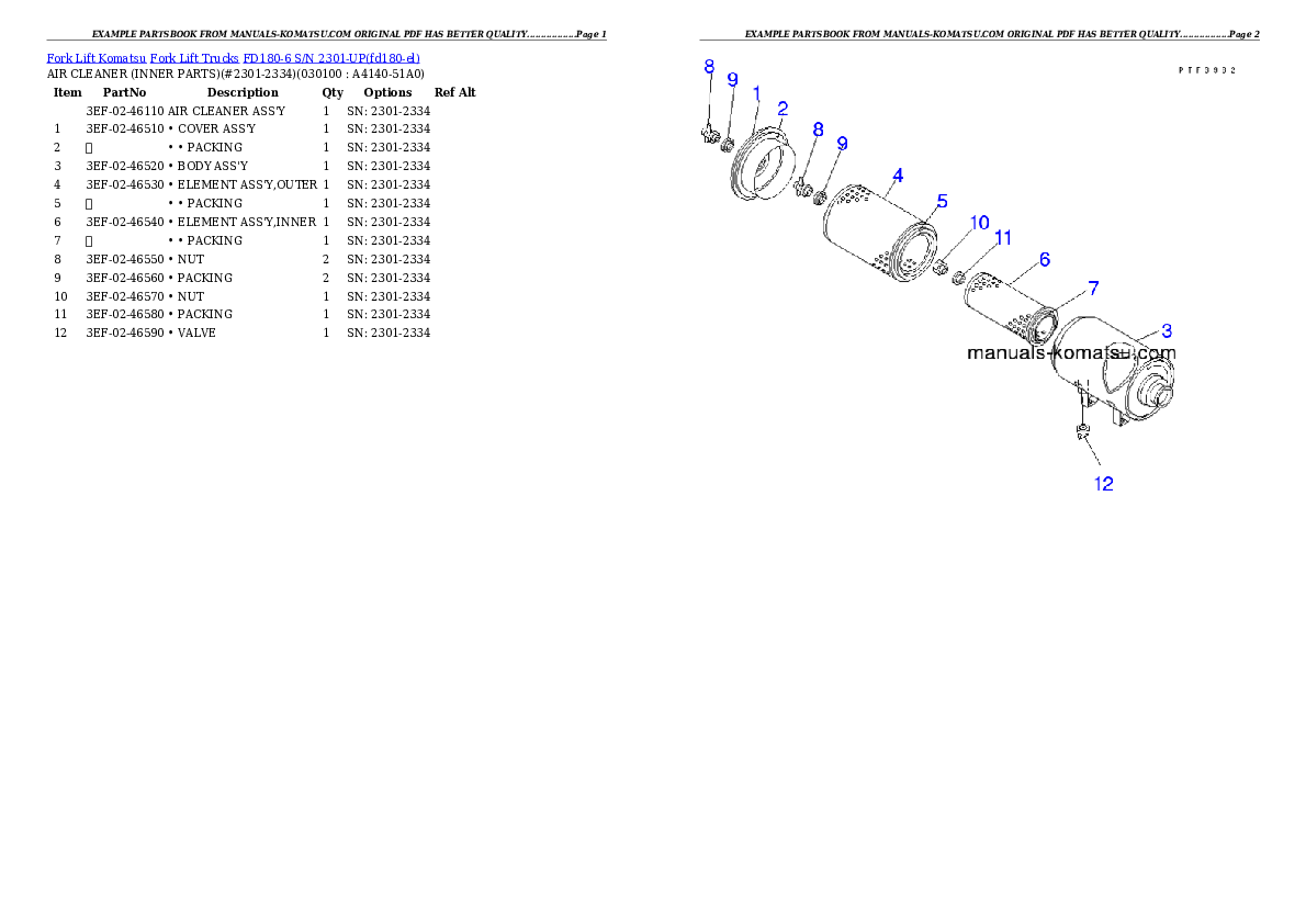 Protected: FD180-6 S/N 2301-UP Partsbook